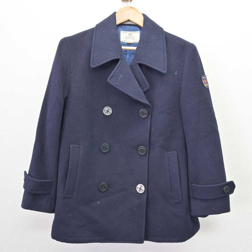 【中古】群馬県 共愛学園高等学校 女子制服 1点 (コート) sf066989