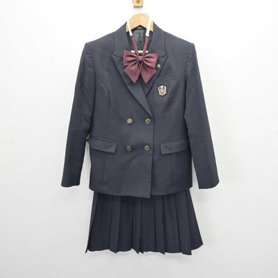 【中古】埼玉県 埼玉栄中学・高等学校 女子制服 4点 (ブレザー・スカート) sf066991