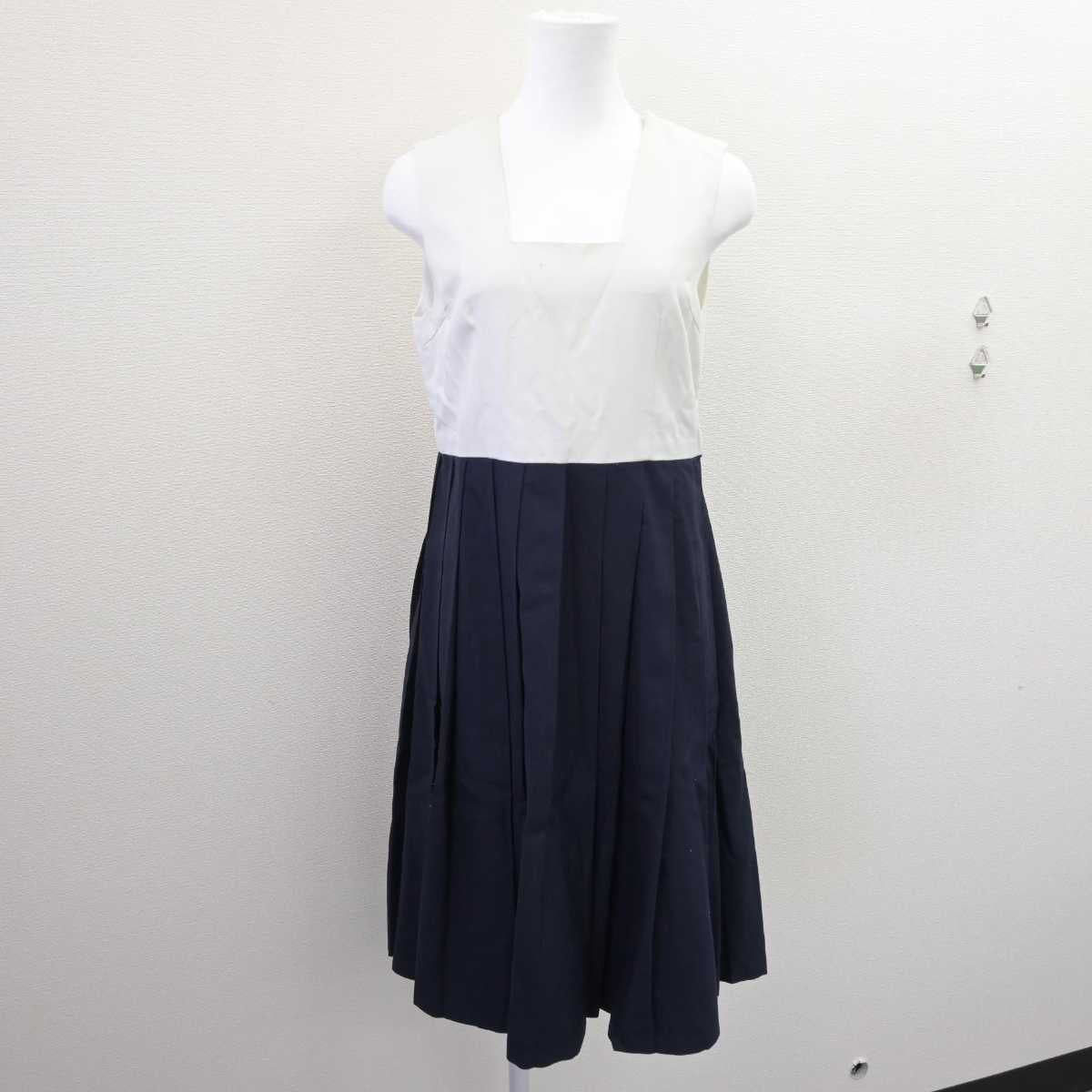 【中古】福岡県 博多女子高等学校 女子制服 3点 (セーラー服・ジャンパースカート) sf066998