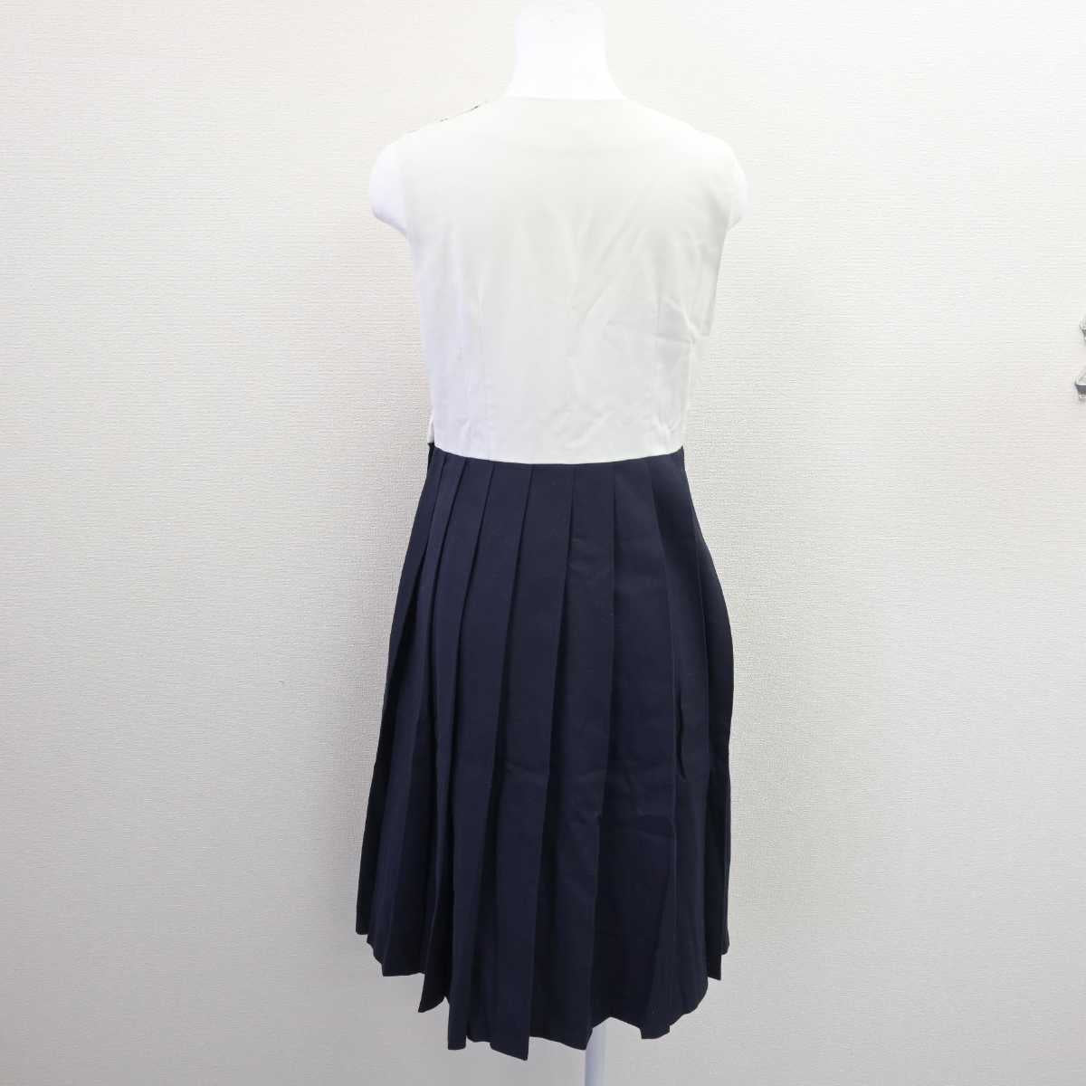 【中古】福岡県 博多女子高等学校 女子制服 3点 (セーラー服・ジャンパースカート) sf066998