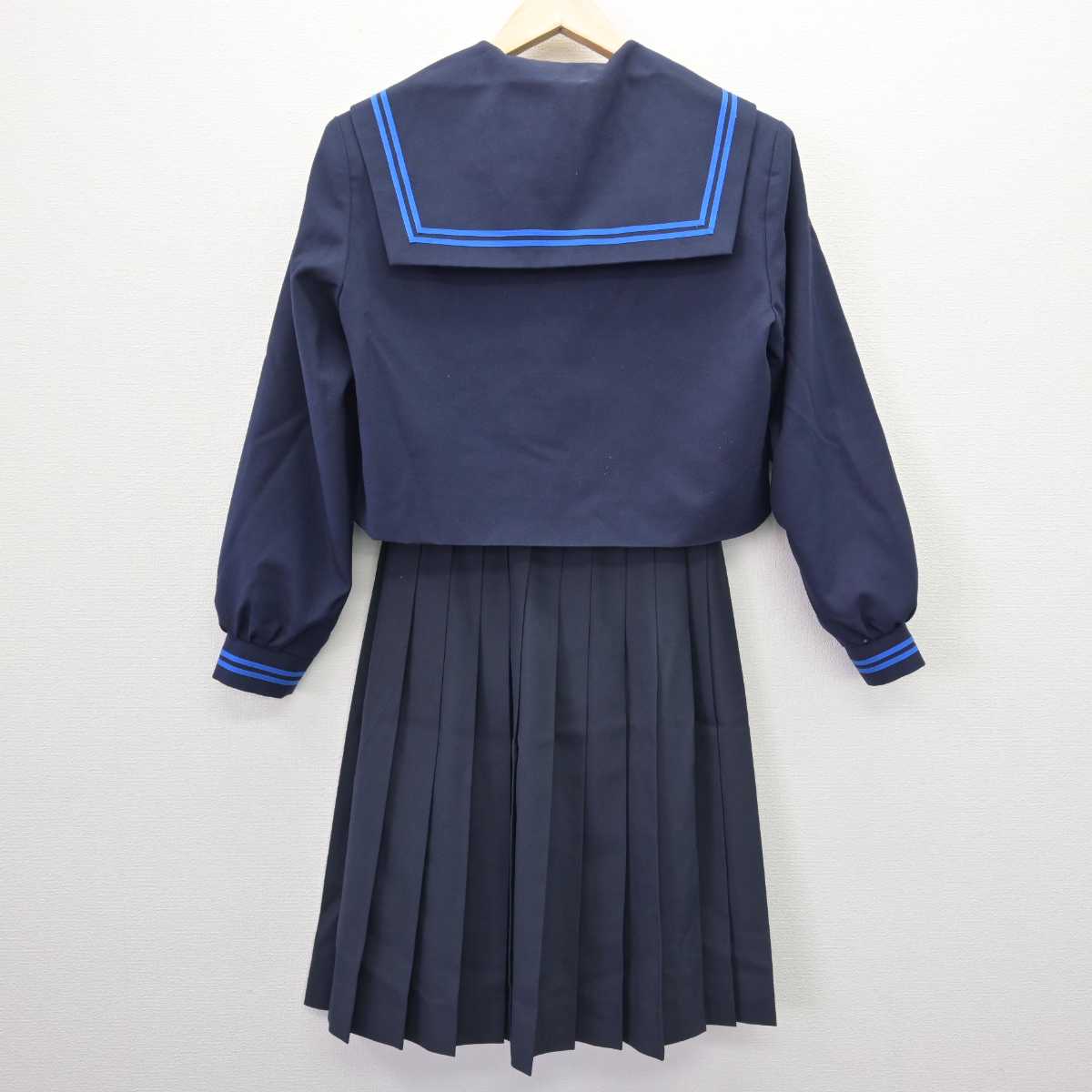 【中古】岐阜県 岐北中学校 女子制服 2点 (セーラー服・スカート) sf067065