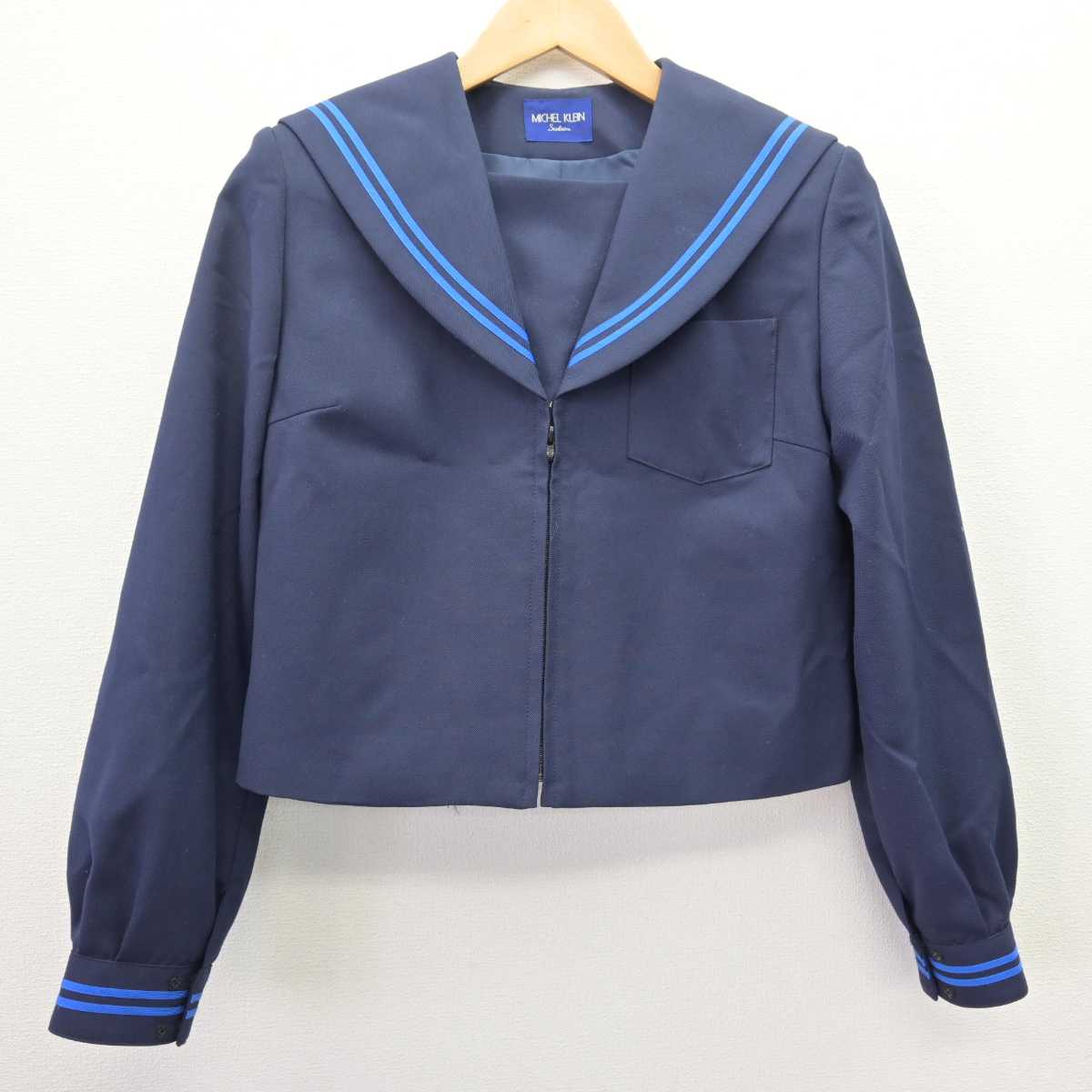 【中古】岐阜県 岐北中学校 女子制服 2点 (セーラー服・スカート) sf067066