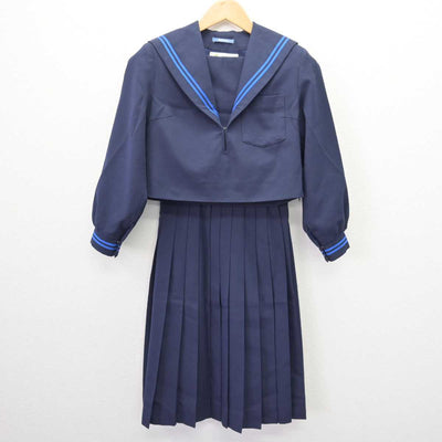 【中古】岐阜県 岐北中学校 女子制服 2点 (セーラー服・スカート) sf067067