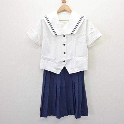 【中古】埼玉県 八潮高等学校/旧制服 女子制服 2点 (セーラー服・スカート) sf067124