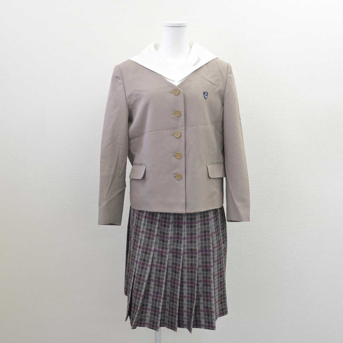 【中古】愛知県 名城大学附属高等学校 女子制服 3点 (ブレザー・ブラウス・スカート) sf067138