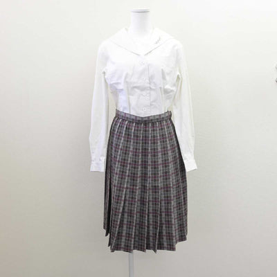 【中古】愛知県 名城大学附属高等学校 女子制服 3点 (ブレザー・ブラウス・スカート) sf067138