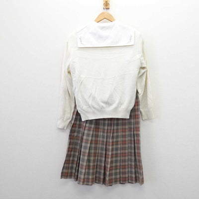 【中古】愛知県 名城大学附属高等学校 女子制服 3点 (ニット・ブラウス・スカート) sf067139