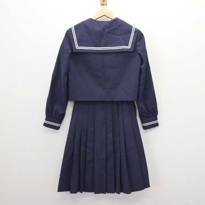 【中古】神奈川県 川崎市立長沢中学校 女子制服 3点 (セーラー服・スカート) sf067140