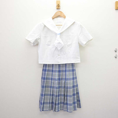 【中古】愛知県 名城大学附属高等学校 女子制服 3点 (セーラー服・スカート) sf067151