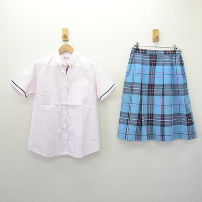 【中古】福岡県 美萩野女子高等学校 女子制服 2点 (シャツ・スカート) sf067158