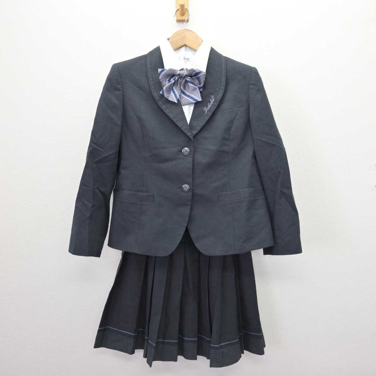 【中古】徳島県 城北高等学校 女子制服 4点 (ブレザー・シャツ・スカート) sf067162