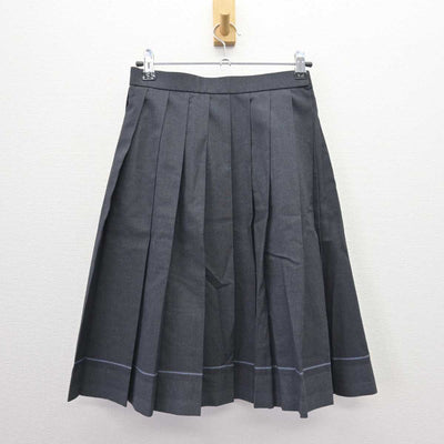 【中古】徳島県 城北高等学校 女子制服 2点 (ニットベスト・スカート) sf067163