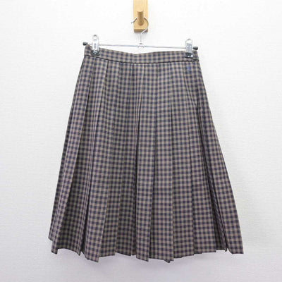 【中古】岡山県 津山商業高等学校 女子制服 5点 (ブレザー・ニット・シャツ・スカート) sf067174