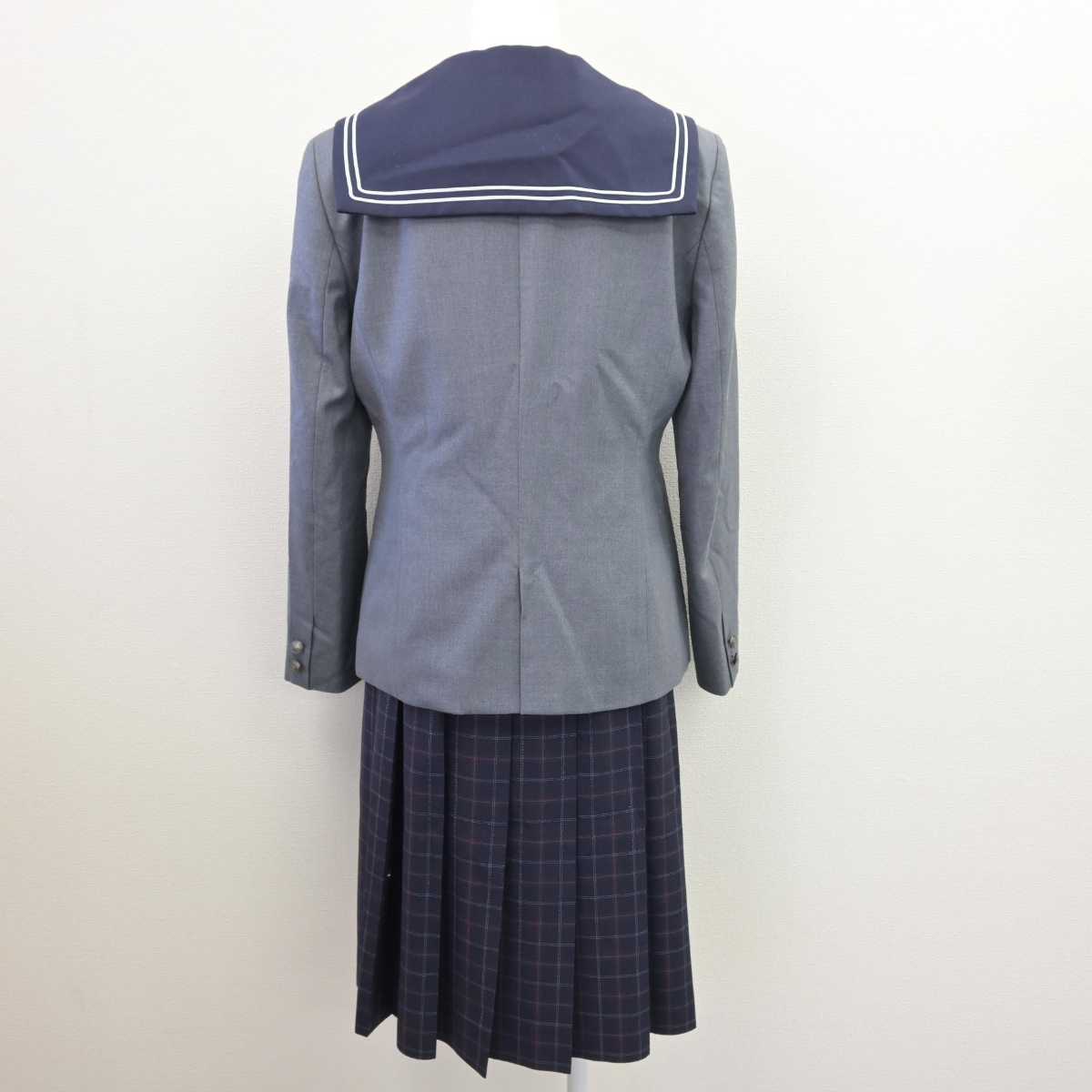 【中古】福岡県 精華女子高等学校 女子制服 2点 (セーラー服・ジャンパースカート) sf067182