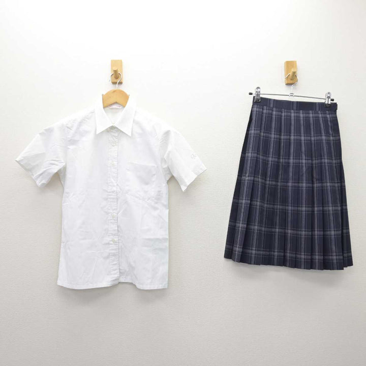 【中古】東京都 大妻中野中学校・高等学校 女子制服 2点 (シャツ・スカート) sf067227