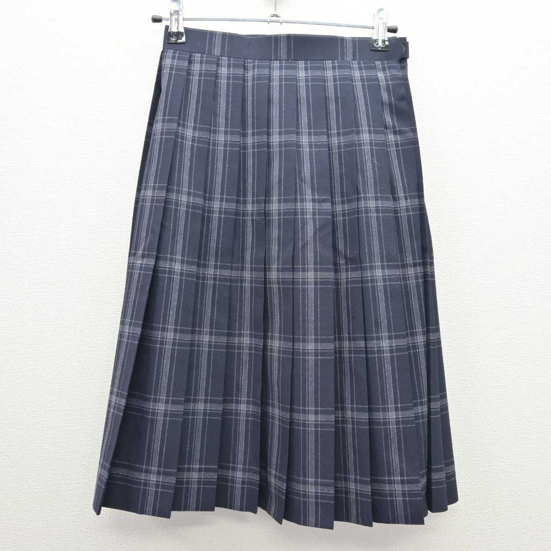 【中古】東京都 大妻中野中学校・高等学校 女子制服 2点 (シャツ・スカート) sf067227