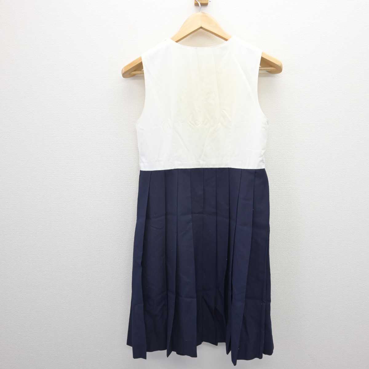 【中古】福岡県 博多女子高等学校 女子制服 2点 (セーラー服・ジャンパースカート) sf067267