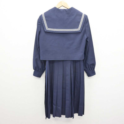 【中古】福岡県 香椎第三中学校 女子制服 2点 (セーラー服・ジャンパースカート) sf067271