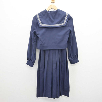 【中古】福岡県 香椎第三中学校 女子制服 2点 (セーラー服・ジャンパースカート) sf067272