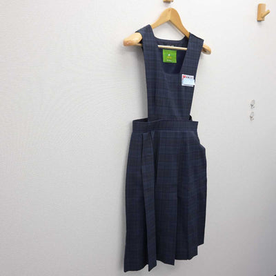 【中古】福岡県 香椎第三中学校 女子制服 1点 (ジャンパースカート) sf067275