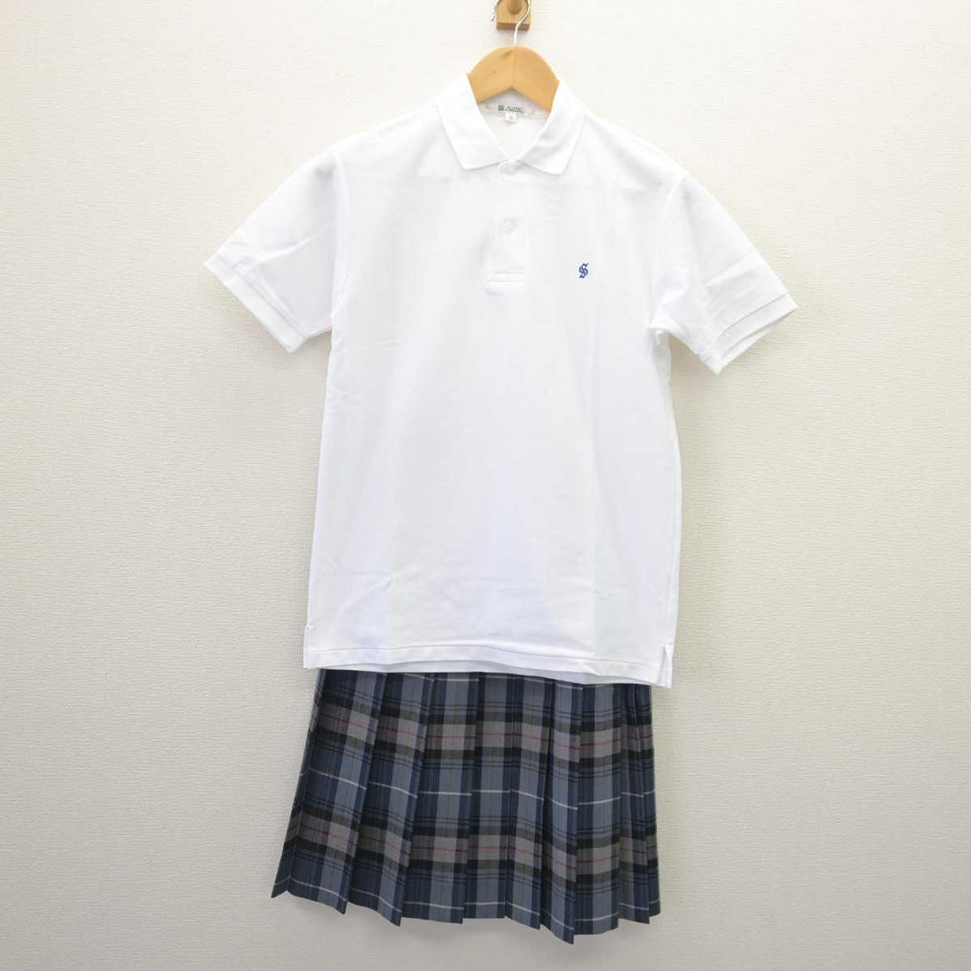 中古】秋田県 山王中学校 女子制服 2点 (シャツ・スカート) sf067298 | 中古制服通販パレイド