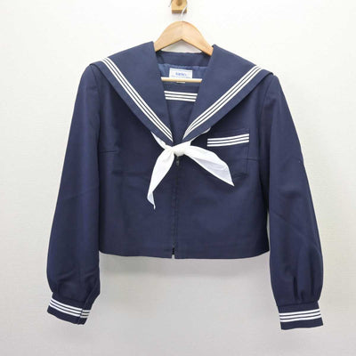 【中古】山口県 浅江中学校 女子制服 3点 (セーラー服・スカート) sf067305