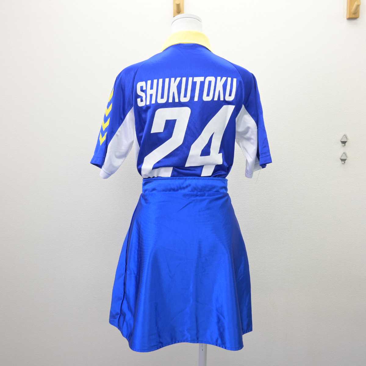 【中古】愛知県 愛知淑徳大学/ラクロス部 女子制服 3点 (部活ユニフォーム 上・部活ユニフォーム 下) sf067329