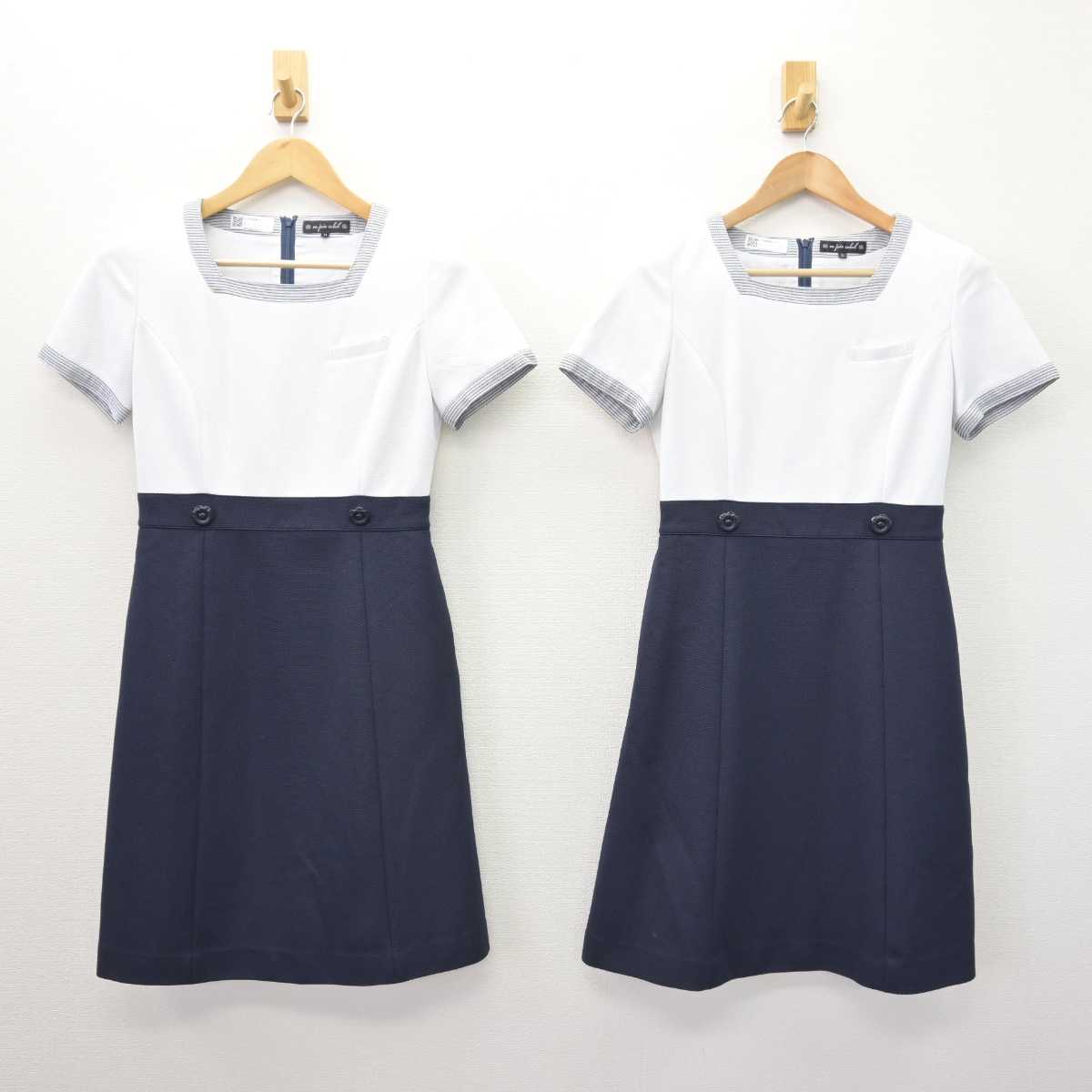 【中古】神奈川県 美容クリニック受付 女子制服 2点 (ワンピース) sf067348