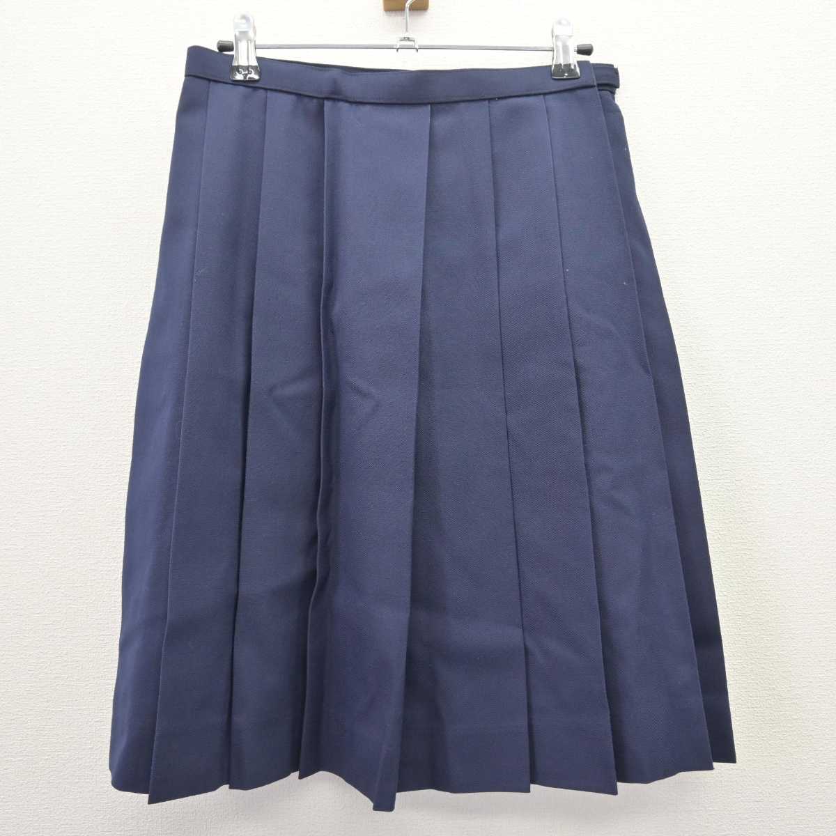 【中古】福島県 須賀川市立第二中学校 女子制服 3点 (セーラー服・スカート) sf067350