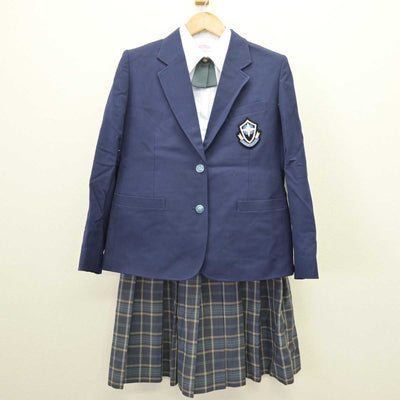 【中古】愛媛県 今治南高等学校 女子制服 4点 (ブレザー・シャツ・スカート) sf067362