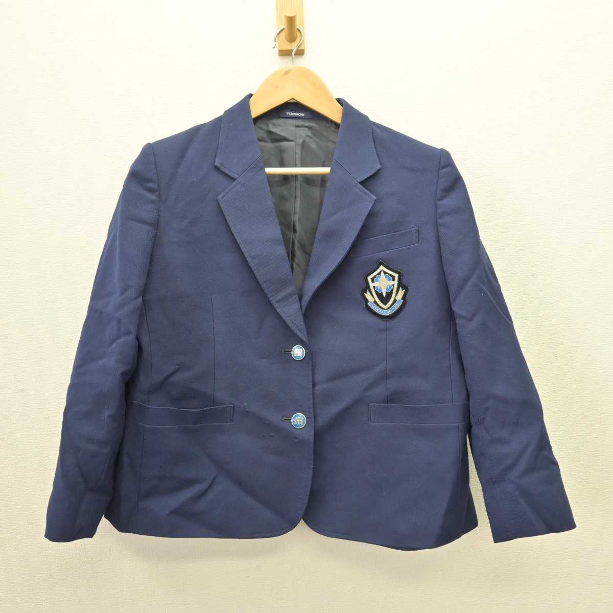 【中古】愛媛県 今治南高等学校 女子制服 2点 (ブレザー・シャツ) sf067363