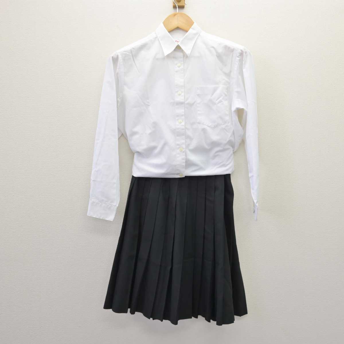 【中古】新潟県 高田商業高等学校 女子制服 6点 (ブレザー・シャツ・スカート) sf067377