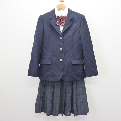 【中古】大阪府 金剛高等学校 女子制服 5点 (ブレザー・ニット・シャツ・スカート) sf067379