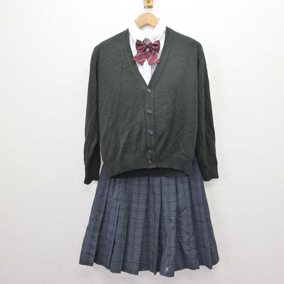 【中古】大阪府 金剛高等学校 女子制服 5点 (ブレザー・ニット・シャツ・スカート) sf067379