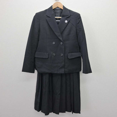 【中古】埼玉県 不動岡高等学校 女子制服 3点 (ブレザー・ジャンパースカート) sf067389