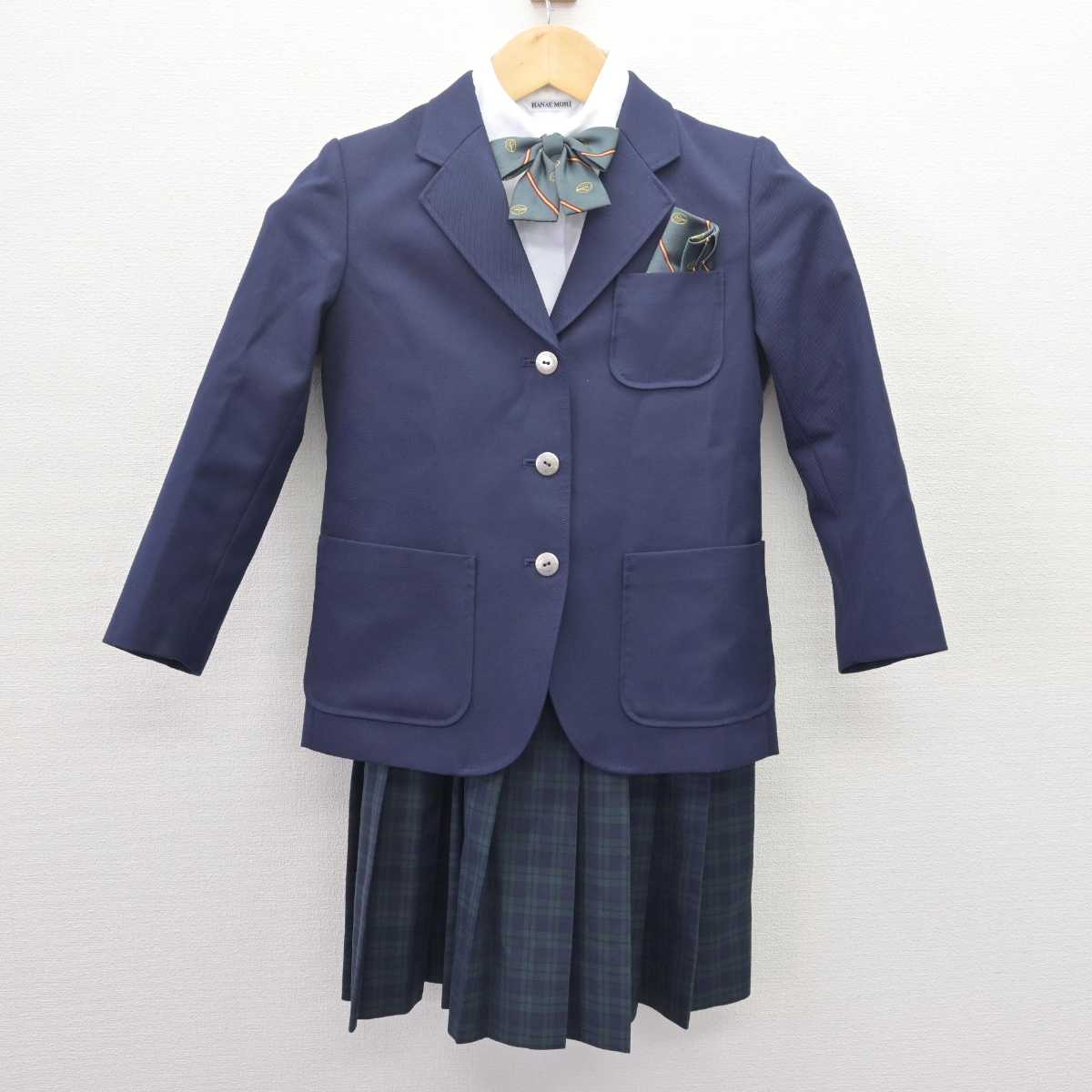 【中古】福岡県 リンデンホールスクール小学部 女子制服 4点 (ブレザー・シャツ・スカート) sf067390