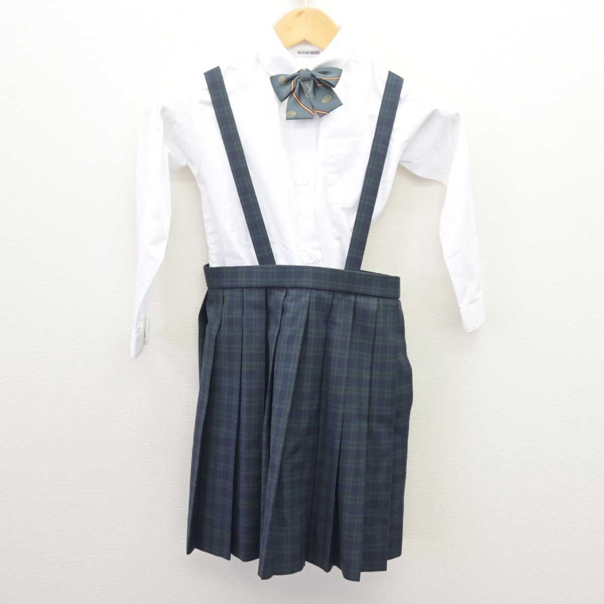 【中古】福岡県 リンデンホールスクール小学部 女子制服 4点 (ブレザー・シャツ・スカート) sf067390