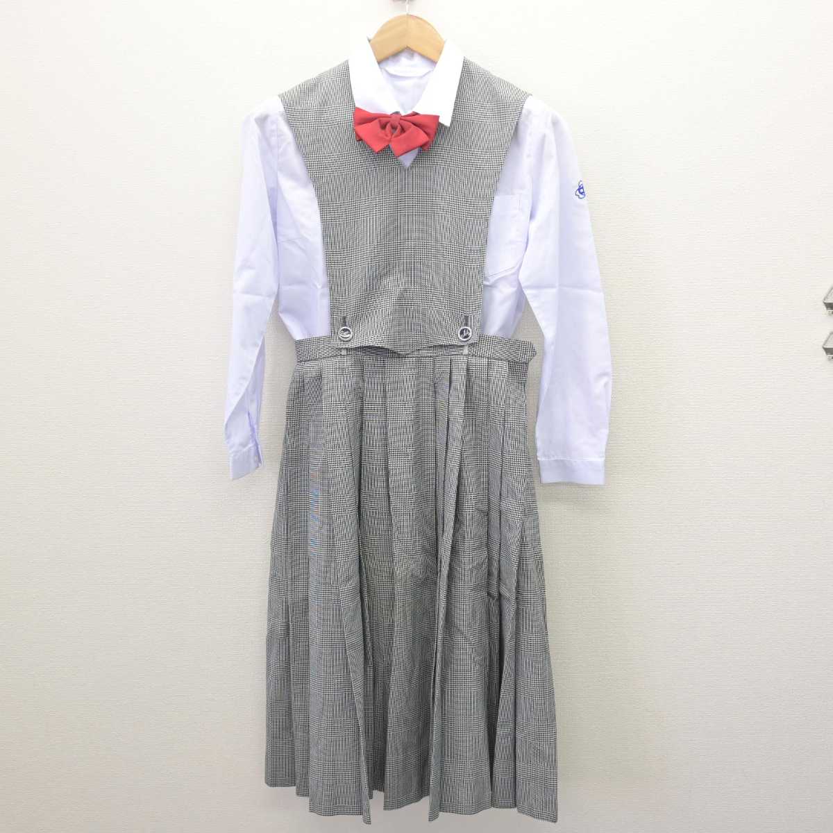 【中古】兵庫県 南武庫之荘中学校 女子制服 5点 (ブレザー・シャツ・スカート) sf067395