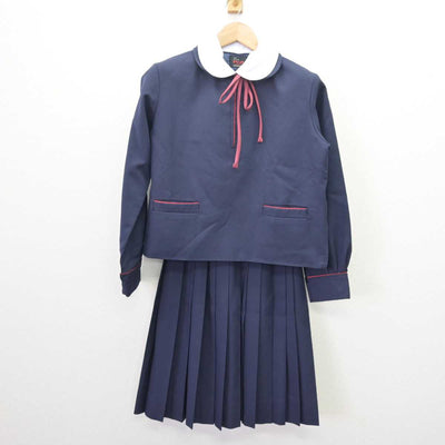 【中古】大阪府 泉大津市立東陽中学校 女子制服 3点 (ブレザー・スカート) sf067435