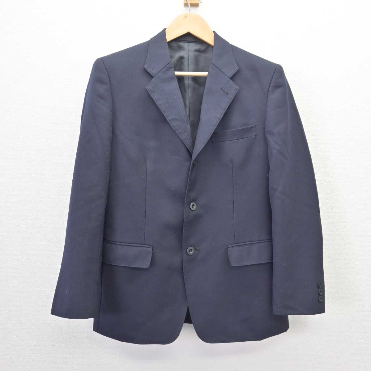 【中古】千葉県 松戸南高等学校 男子制服 4点 (ブレザー・ズボン) sf067449