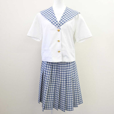 【中古】宮城県 聖和学園高等学校 女子制服 2点 (セーラー服・スカート) sf067453