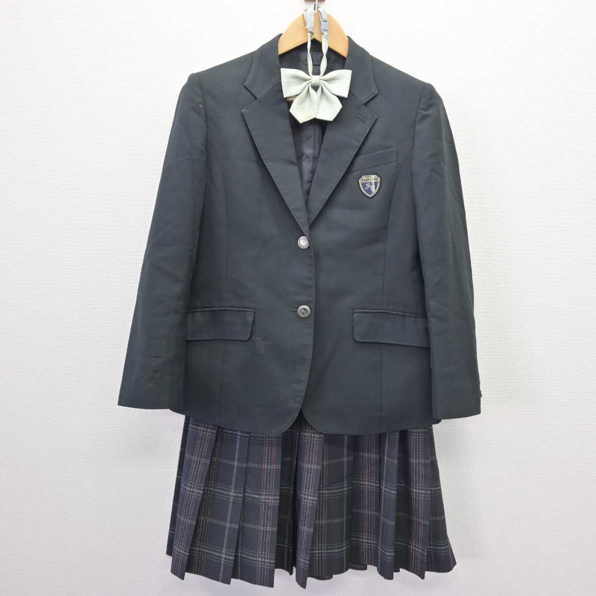 【中古】千葉県 沼南高柳高等学校 女子制服 3点 (ブレザー・スカート) sf067458