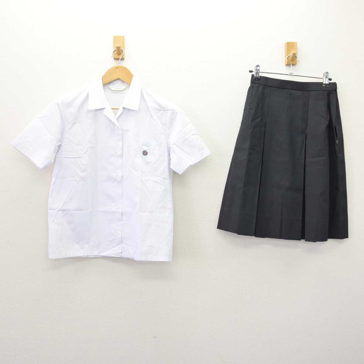 【中古】奈良県 一条高等学校 女子制服 2点 (シャツ・スカート) sf067483