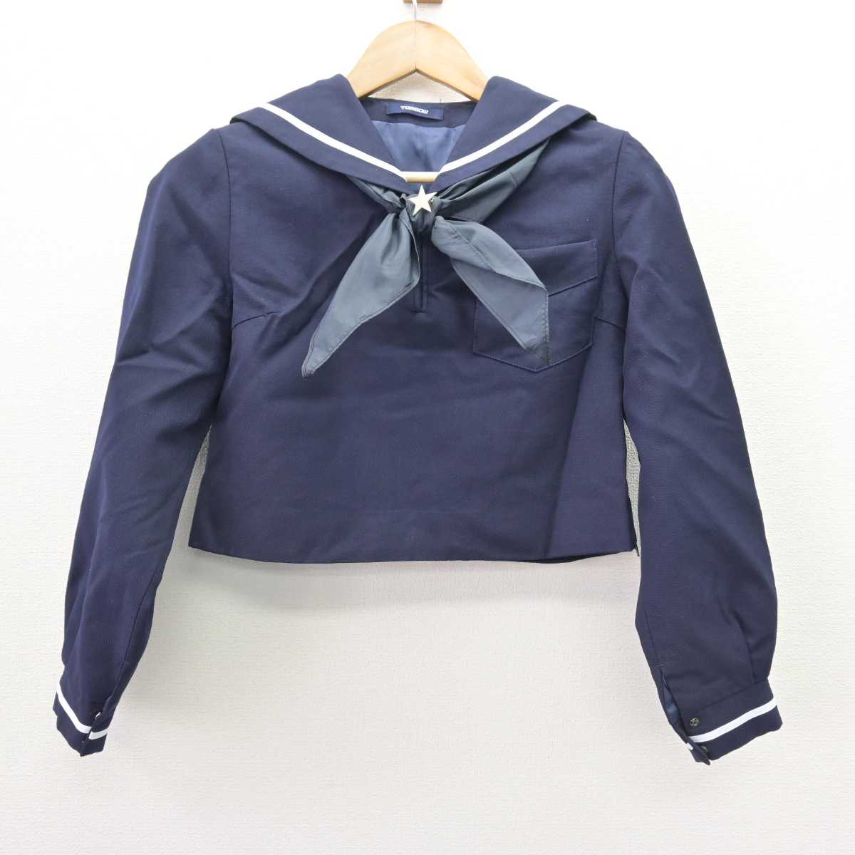 北星女子学園　ワイシャツ　未使用　165A 中古】北海道 北星学園女子中学高等学校 女子制服 3点