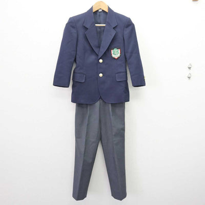 【中古】東京都 高松中学校 男子制服 2点 (ブレザー・ズボン) sf067496