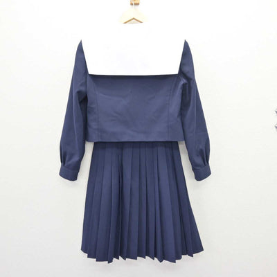 【中古】愛知県 長久手市立南中学校 女子制服 3点 (セーラー服・スカート) sf067525