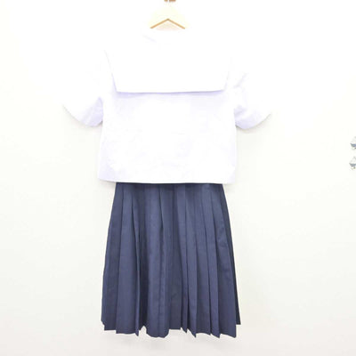 【中古】愛知県 長久手市立南中学校 女子制服 3点 (セーラー服・スカート) sf067526