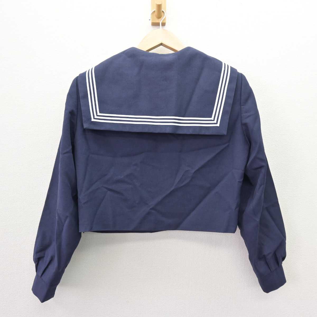 【中古】福岡県 宗像中学校 女子制服 5点 (セーラー服・ジャンパースカート) sf067557