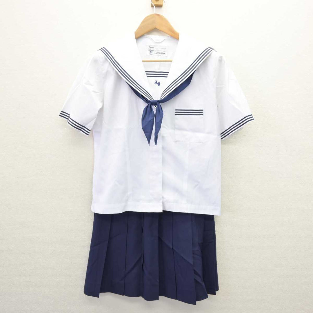 【中古】愛知県 安城学園高等学校 女子制服 3点 (セーラー服・スカート) sf067599