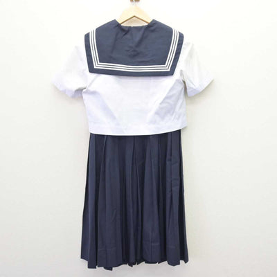 【中古】福岡県 精華女子高等学校 女子制服 2点 (セーラー服・ジャンパースカート) sf067612